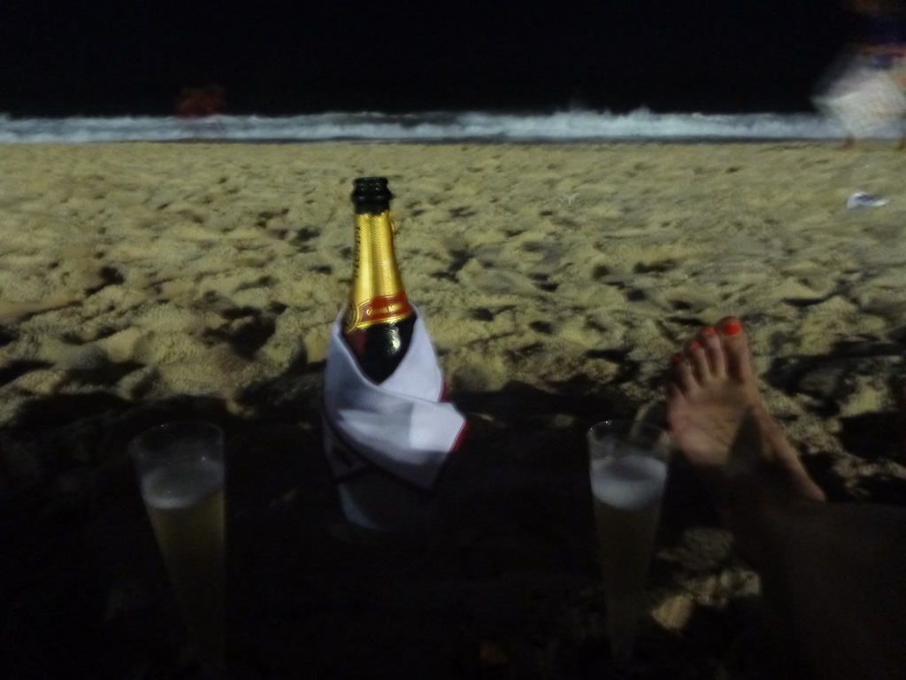 Coupettes sur la plage d'Ipanema